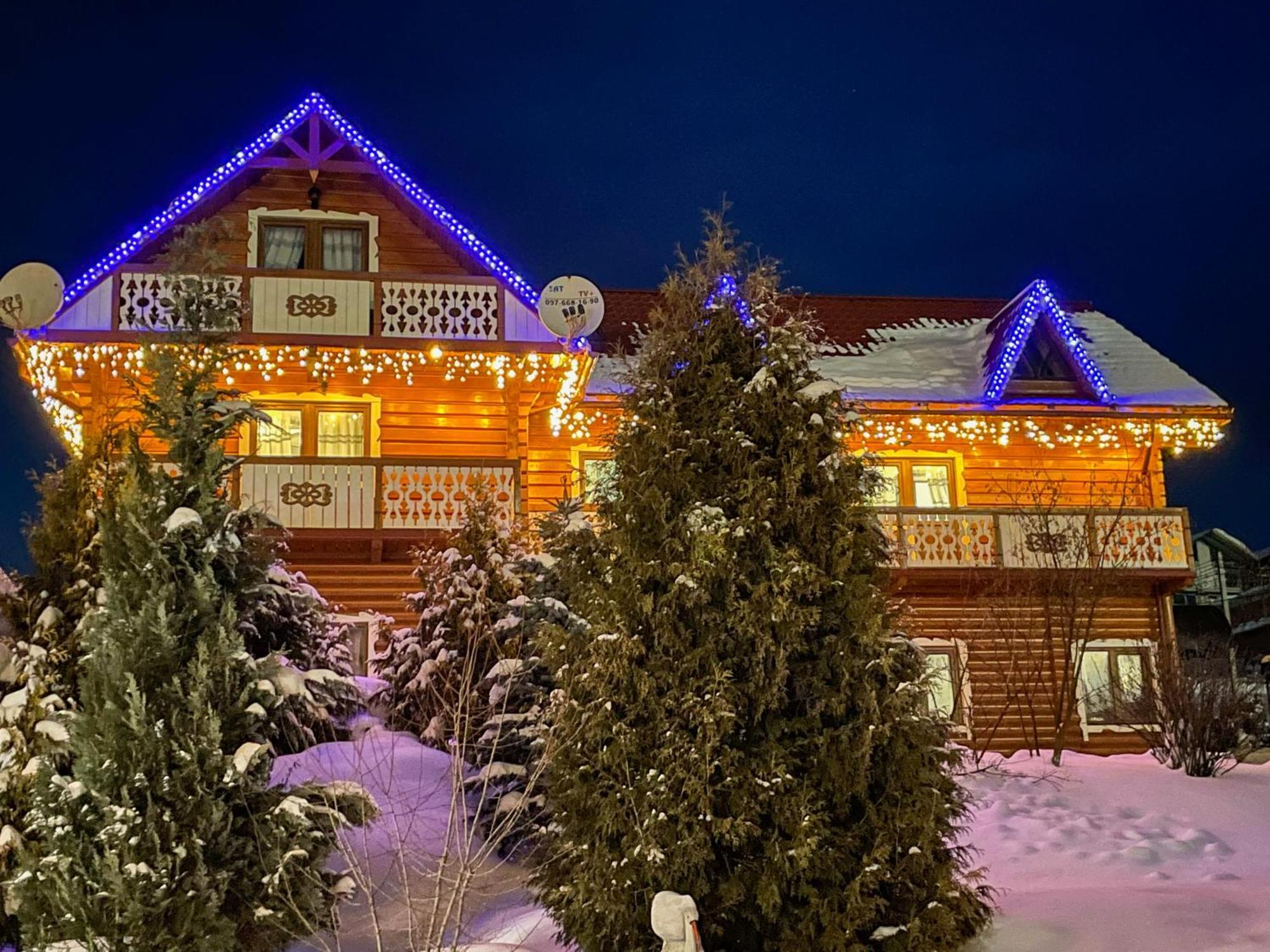 Sadyba u Halyny Sunrise Bukovel Bagian luar foto